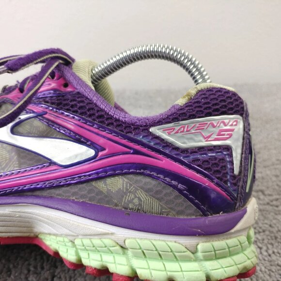 Brooks Ravenna 5 Womens Size 9.5 Running Shoes Purple Trainers Low 1201491B563 - Picture 5 of 10